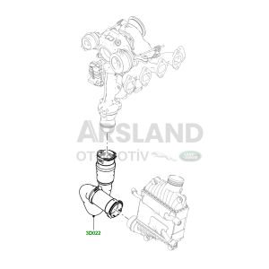 İntercooler Hortumu | Range Rover Velar - Jaguar LR092416